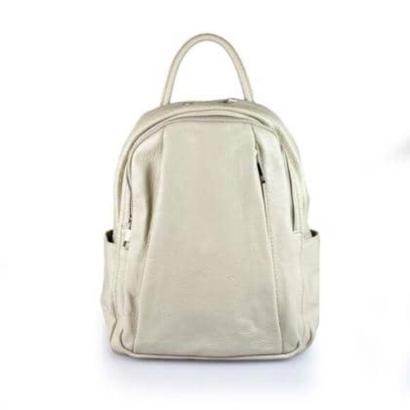 55C043 Backpack, in genuine Dollar leather